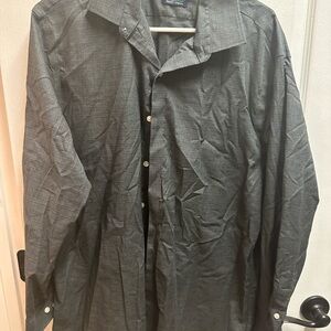 Tommy Hilfiger Black and White Checkered Shirt size XL/ NWOT125